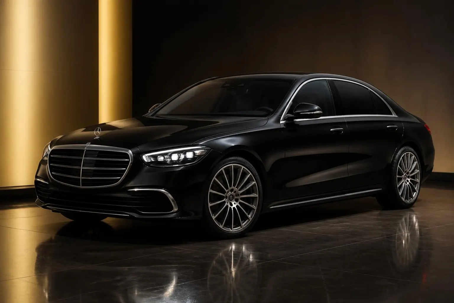 Mercedes-Benz S-Class chauffeur vehicle available in Singapore